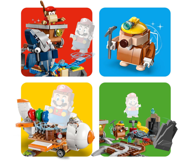 LEGO Super Mario 71425 Przejażdżka wagonikiem Diddy Konga - 1159385 - zdjęcie 4